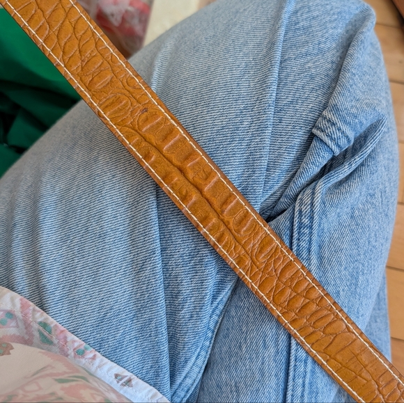 Tan Belt with Silver Buckle - Picture 3 of 4